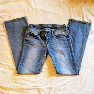 Sz 10 American Eagle Kick Boot Super Stretch Jeans